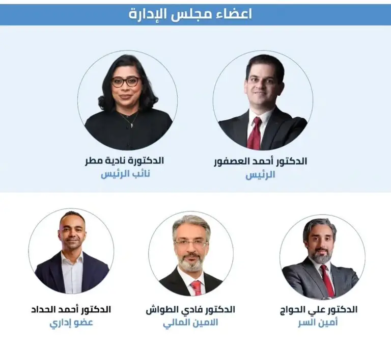 The five members of the BAPS Board for the 2026 to 2027 term